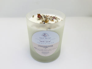 
                  
                    Load image into Gallery viewer, &amp;#39;With Love&amp;#39; Pure Soy Wax &amp;amp; Coconut Oil Candle, 7 oz.
                  
                